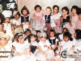 Alumnos de la escuela de Ángela Betancourt de Ortega en los carnavales de Guarenas de 1959.