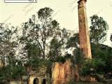 Ruinas del ingenio de trapiche hidráulico de la Hacienda Casarapa de Guarenas. Fotografía abril de 2000.