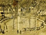 Plaza Bolívar de Guarenas, año 1950