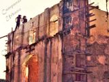 Reconstrucción de la Iglesia La Candelaria de Guarenas, inicio década 1980
