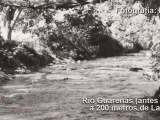 Río Guarenas (antes río Caucagua), a 200 metros de Las Adjuntas de Guarenas, año 1973.