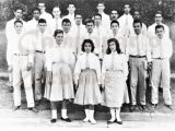 Alumnos del Tercer Año del Liceo Dr, Ramón Alfonzo Blanco, Calle Bolívar de Guatire, Edo. Miranda, año 1962