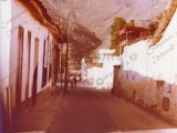 Calle Ambrosio Plaza, Guarenas, año 1978. Al fondo, esquina de la calle 5 de Julio. Se aprecia la ausencia de tránsito vehicular.