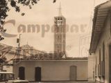 Construcción torre del campanario de Guarenas