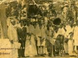 Banda Plaza de Guarenas, año 1944, integrada por el Maestro Manuel Silva (Director) y los músicos Heriberto Díaz, Héctor Acevedo, Pedro Augusto López, Teobaldo Crespo, Erasmo Clavo, Santiago Díaz, Chucho Silva, Luís Garmendia, Rómulo Salas y los hermanos Rafael, Jacobo y Dimas Silva.