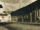 Esquina de la CANTV, Calle Ambrosio Plaza con el antiguo segmento de la calle Real en la Plaza Bolívar, Guarenas, año 1947.