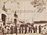 Cortejo fúnebre en la calle Ambrosio Plaza de Guarenas, año 1952. Iglesia Nuestra Señora de Copacabana