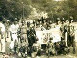 Equipo “Plaza B.B.C. Guarenas” junto a su madrina, mediados década de 1930.