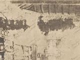 Estantería de pulpería de Guarenas, año 1903, en donde trabajaba el joven José María García, hermano de Josefa "Mimina" García.