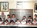 Biblioteca Escolar "Maestro Félix Eduardo Acuña Ruiz", Escuela Estadal Concentrada "Simón Rodríguez", Guarenas, década de 1970. Reconocimiento a los Buenos Lectores del 3er. Grado "C".