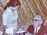 Escuela Estadal Simón Rodríguez, fiesta navideña de los docentes. Guarenas, año 1970.
