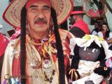 Ramón Noria, cultor de la Parranda de San Pedro de Guarenas, quien interpreta a María Ignacia