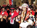 Ramón Noria, cultor de la Parranda de San Pedro de Guarenas, quien interpreta a María Ignacia