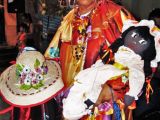 Ramón Noria, cultor de la Parranda de San Pedro de Guarenas, quien interpreta a María Ignacia