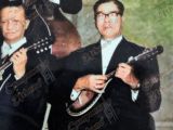 Benito Canónico en la Orquesta Típica Nacional, año 1953. Fotografía cortesía de Yenny Padrón. Coloreada digitalmente por Campanario Urbano.