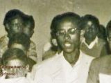 Erasmo Núñez en el Corro Parroquial, final década de 1950.