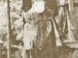 Manifestación Cultural "La Viejita de Guarenas", creada y representada por el cultor Miguel Parra (†). Fotografía del año 1949.