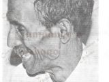 Miguel Parra, cultor de Guarenas, creador de la manifestación popular "La Viejita de Guarenas. Fotografía del año 1980.