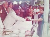 Orden Ambrosio Plaza en su Tercera Clase, conferida a Francisca Arocha (Panchita) por el Concejo Municipal del Distrito Plaza, el 14 de febrero de 1985.