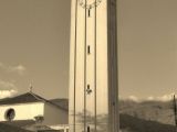 Torre del campanario, Catedral Nuestra Señora de Copacabana, Guarenas, Edo. Miranda, Venezuela.