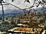 Urbanización 27 de Febrero (antes Menca de Leoni), vista desde la Zona Industrial, Guarenas, año 1979.