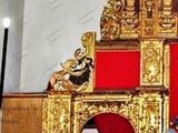 Orla del retablo de la Iglesia La Candelaria de Guarenas, de mayor tamaño que el conjunto, por lo cual probablemente adornaban un retablo diferente