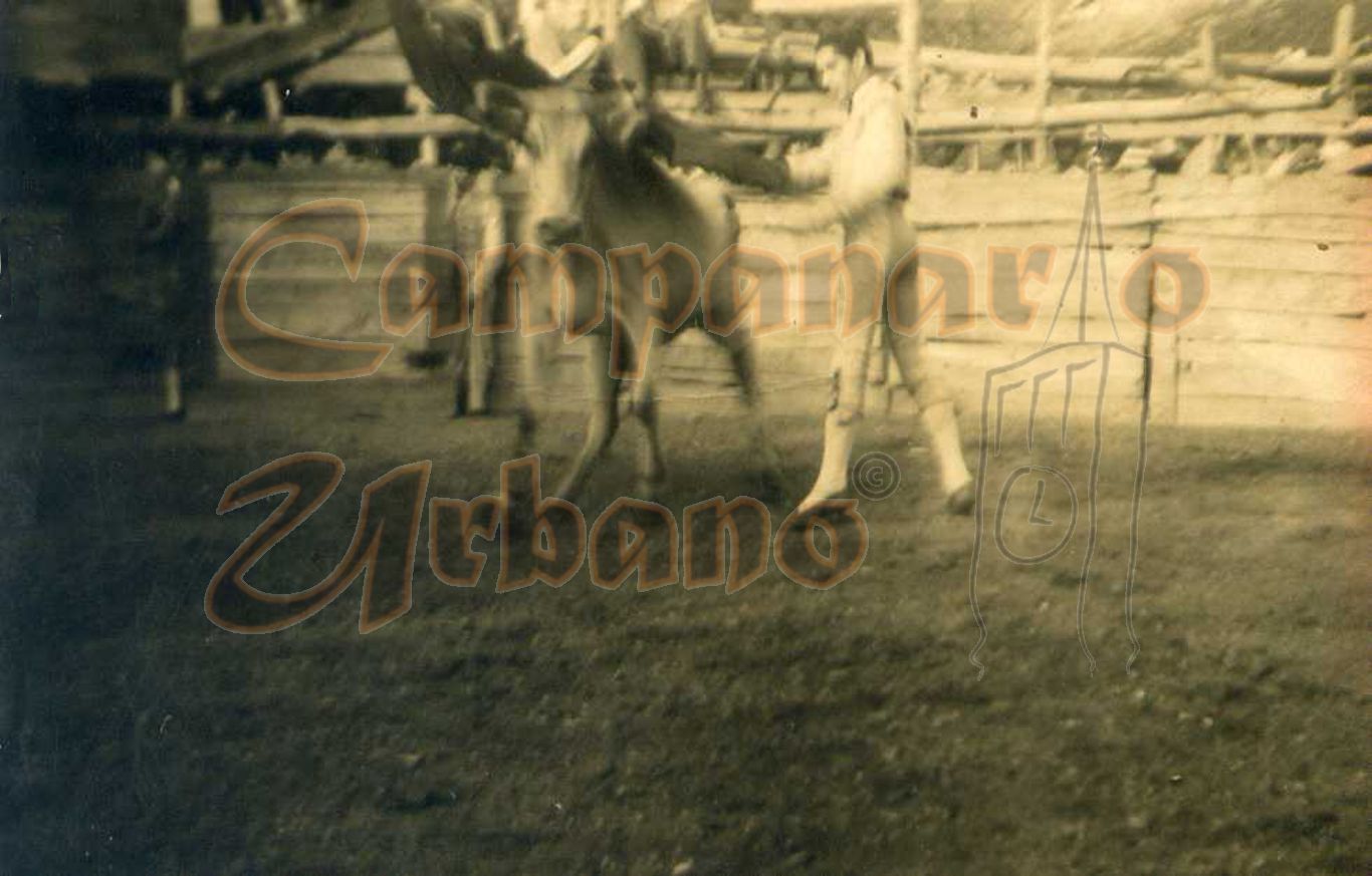 Corrida de toros en Guarenas, década de los 50.