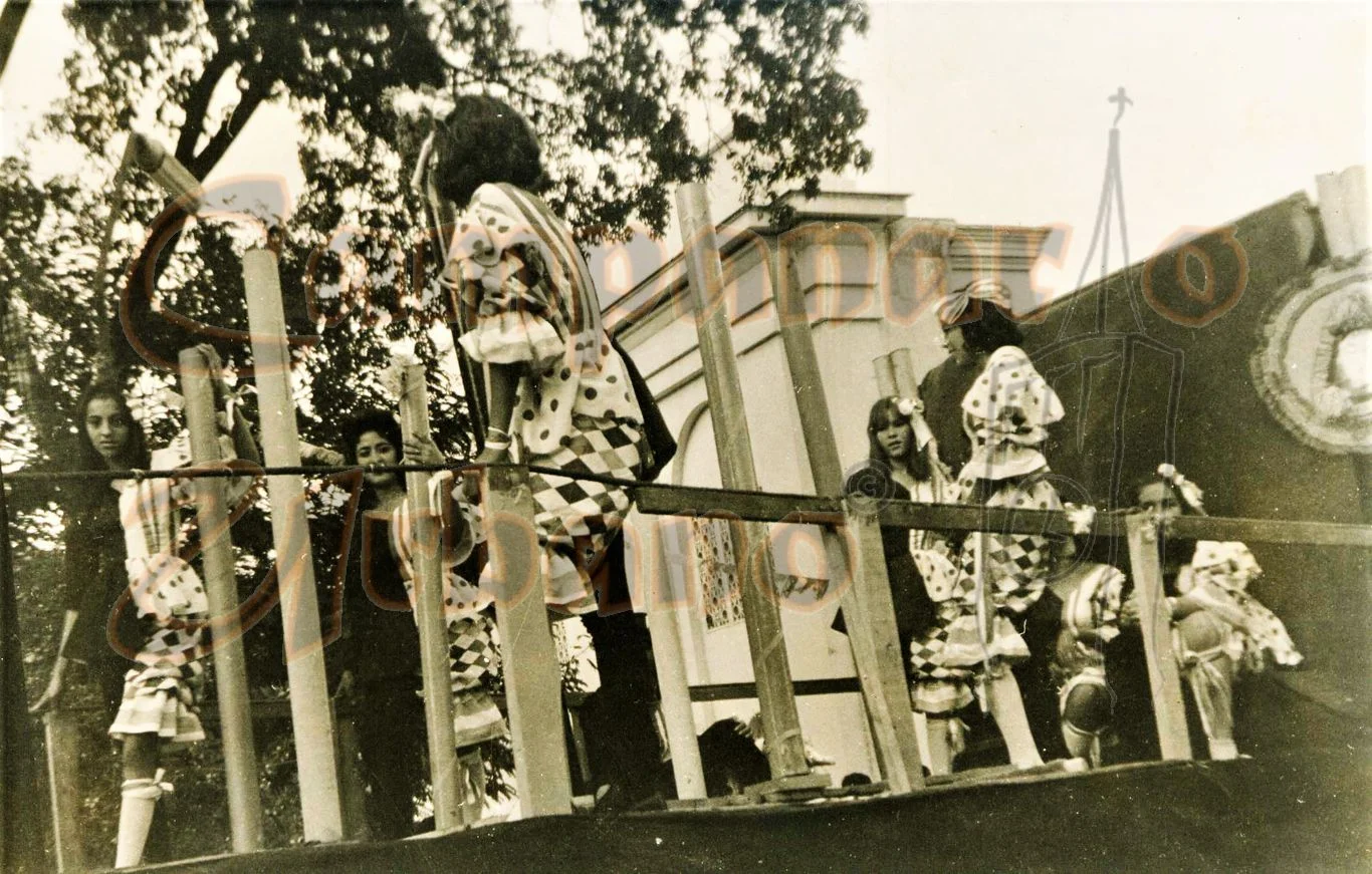 Carnavales Año 1960, Plaza Bolívar de Guarenas