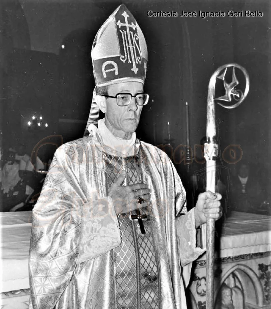 Monseñor Pío Segundo Bello Ricardo, el día de su consagración, 10 de julio de 1977, Catedral de Caracas, Venezuela