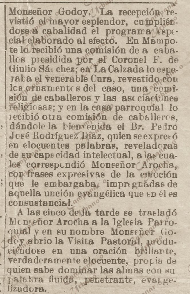 Semanario "El Eco Guarenero" y las fiestas patronales de Guarenas, 21 de noviembre de 1913