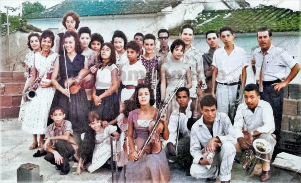 Escuela de Música del Centro Experimental de Arte Guarenas, año 1959