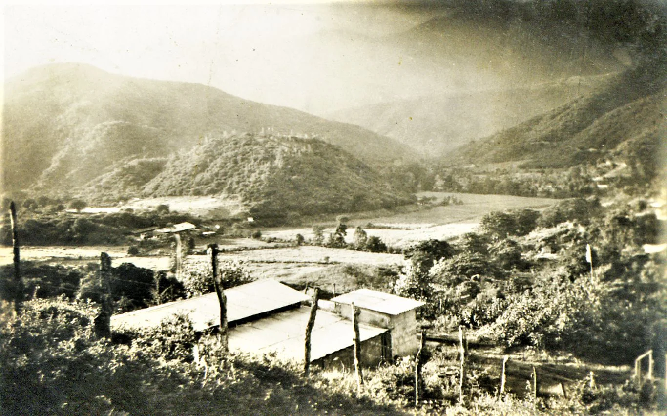 Haciendas en la Guarenas de 1921. En estos terrenos estarían "El Paraíso" (la famosa Vaquera) y el Pabelo.