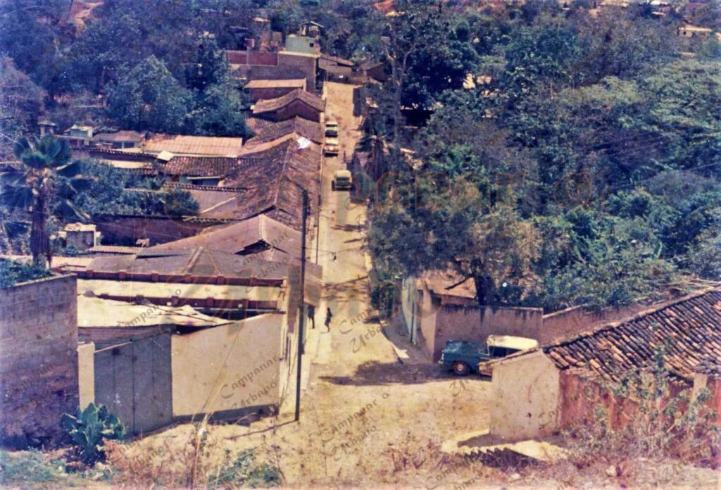 La Llanadita de Guarenas en el año 1968, muy cerca del Río Guarenas y de la Vega El Paraíso, la famosa Vaquera de Guarenas