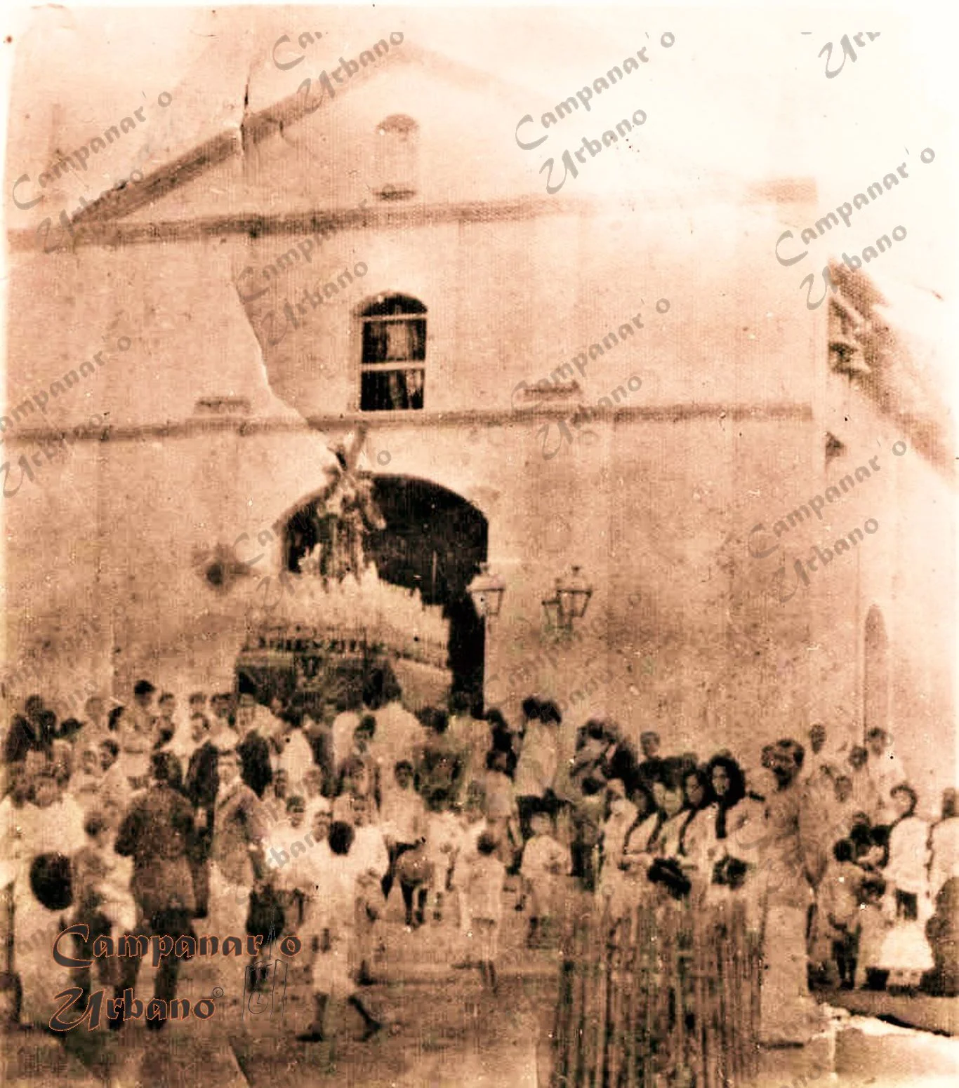 Iglesia La Candelaria de Guarenas, año 1900