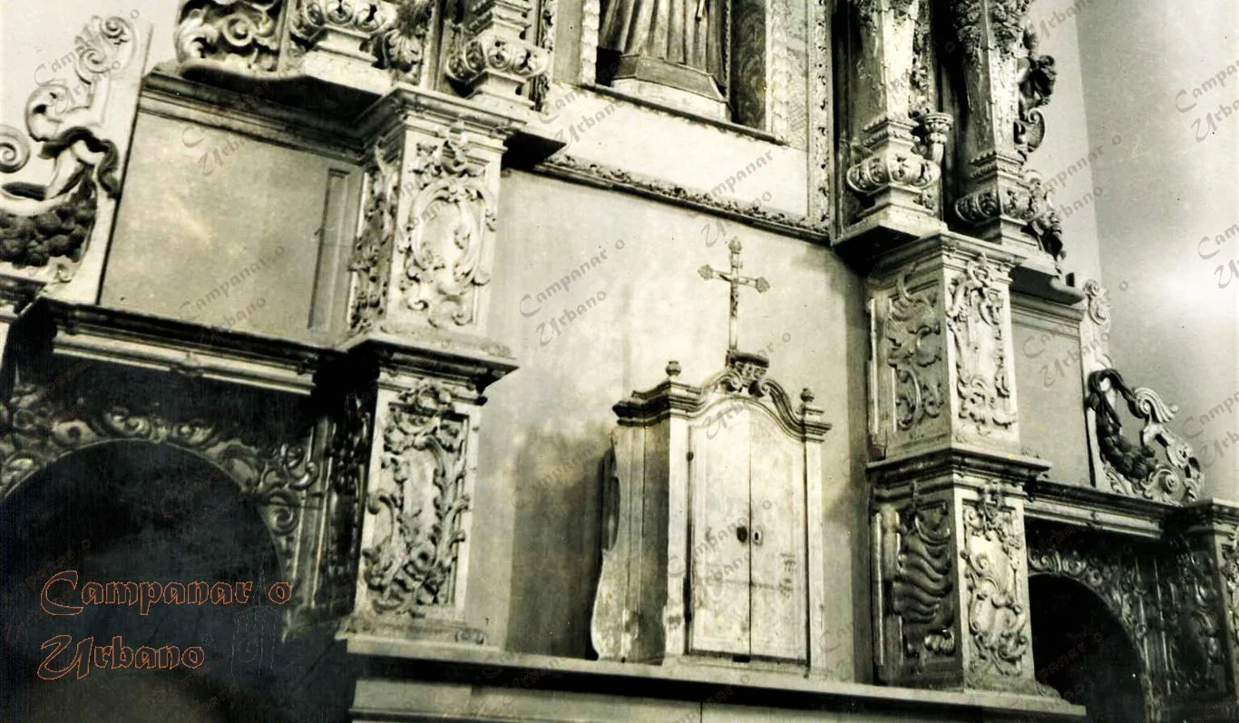 Banco y sotabanco del retablo de la Iglesia La Candelaria de Guarenas