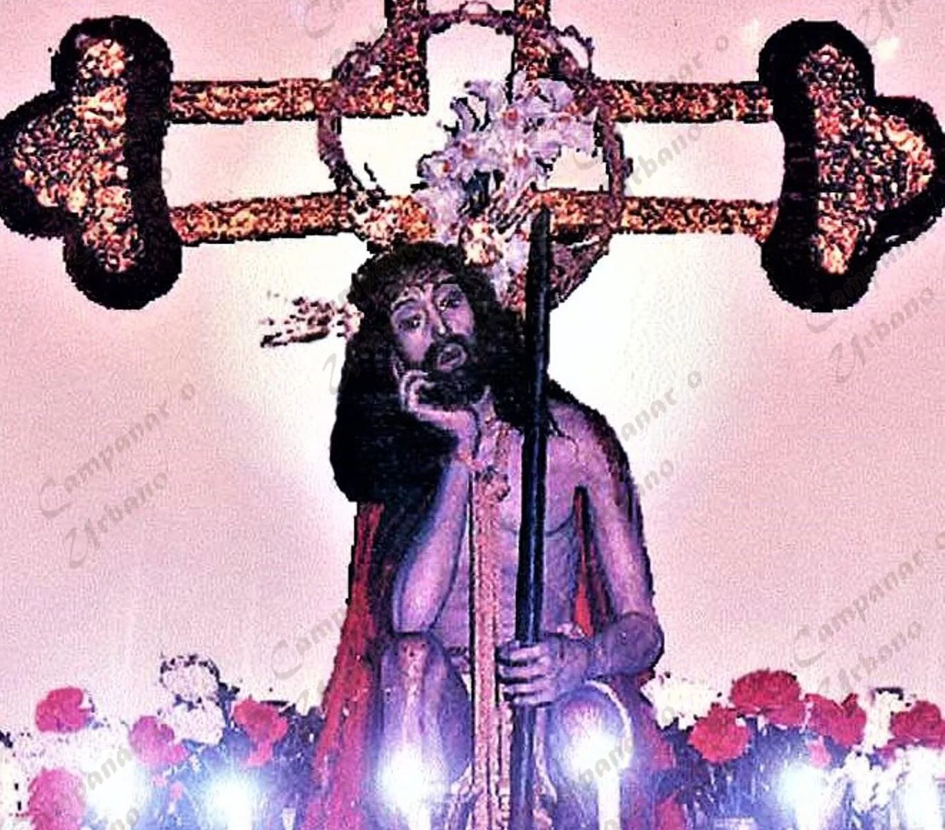 Imagen de Jesús Humildad y Paciencia, Catedral Nuestra Señora de Copacabana, Guarenas, año 1999.