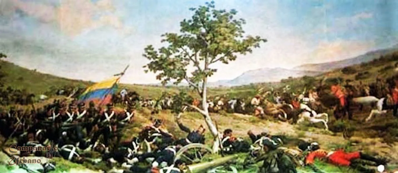 Óleo de la Batalla de Carabobo, 24 de junio de 1821
