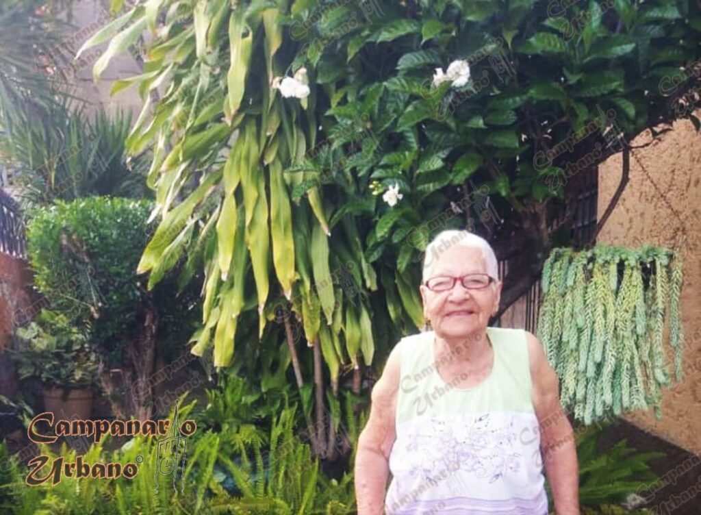 Francisca Arocha (Panchita) en su casa, febrero de 2021.