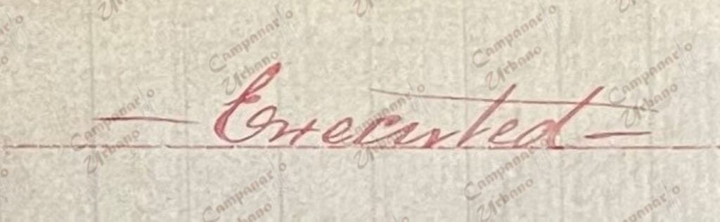Libro de Órdenes de W. & A. McOnie, Glasgow, Escocia, 1869. En este libro se observa la orden de compra del ingenio de trapiche de la antigua Hacienda La Concepción de Guarenas. Marca de estatus del pedido: Ejecutado.
