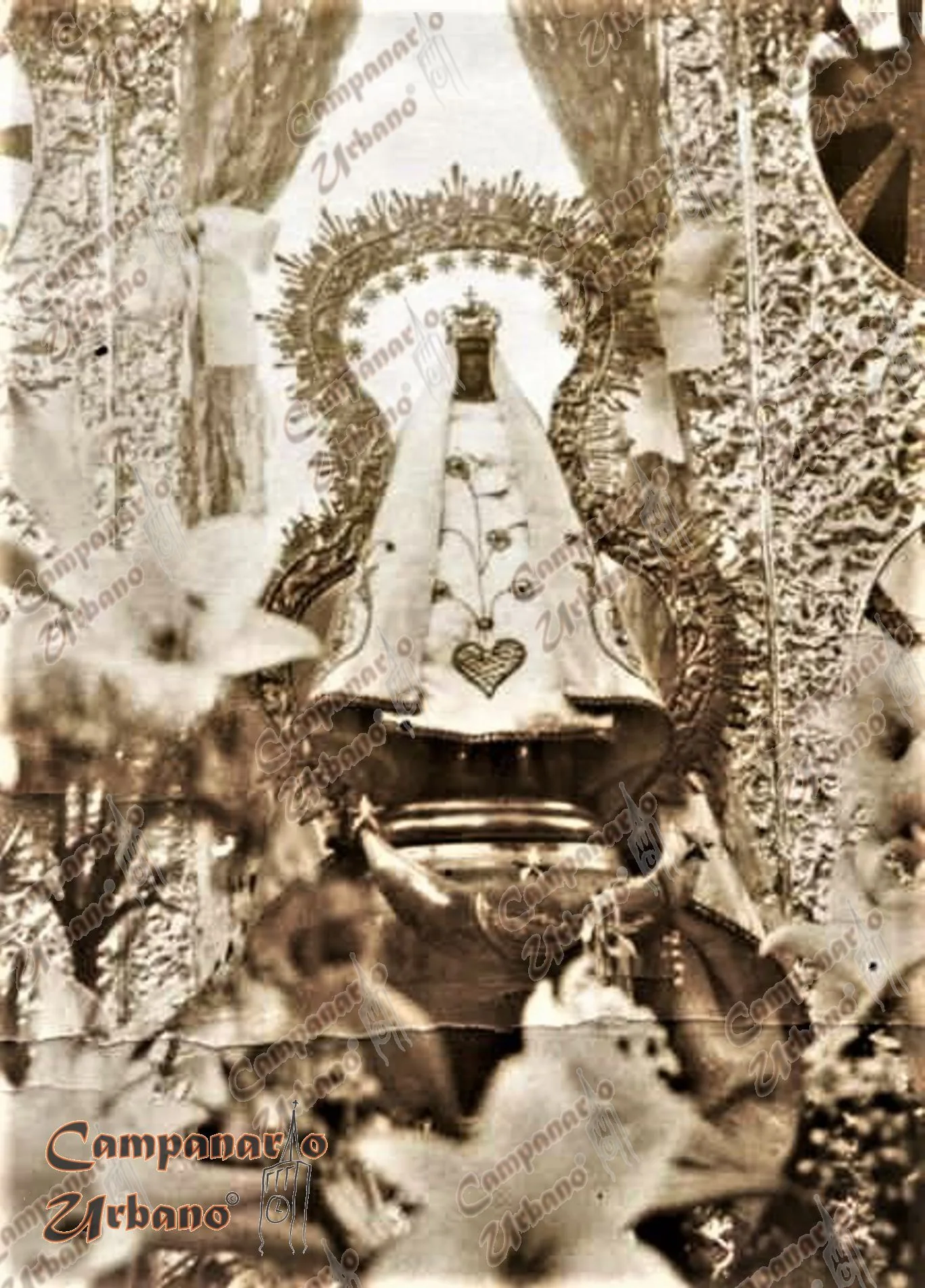 Virgen de Copacabana de Guarenas, década de 1940.