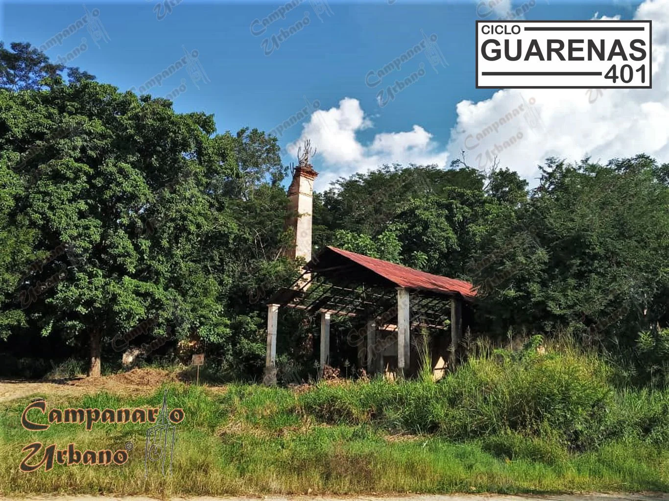 Ingenio Azucarero a Vapor de la antigua Hacienda Casarapa de Guarenas. Fotografía del 29 de septiembre de 2021.