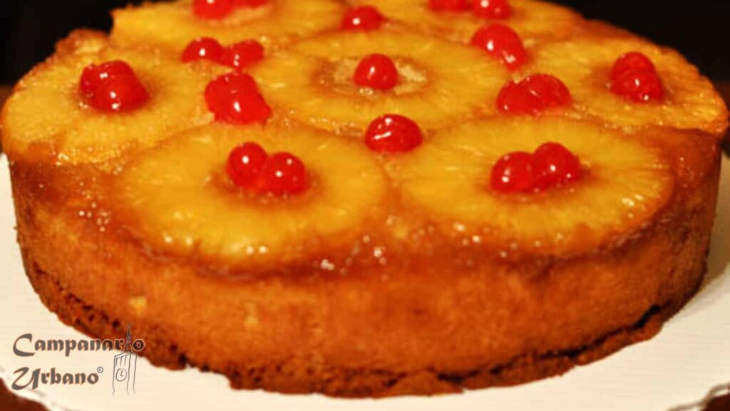 Granjerías o dulces criollos de Venezuela que se comen en Guarenas. Torta de piña.