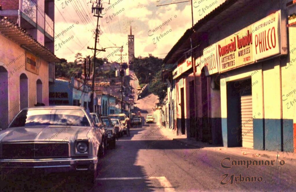 Calle Comercio de Guarenas, año 1978.