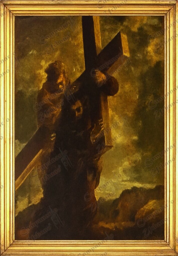 Estación II: Jesús carga la cruz. Viacrucis en Guarenas.