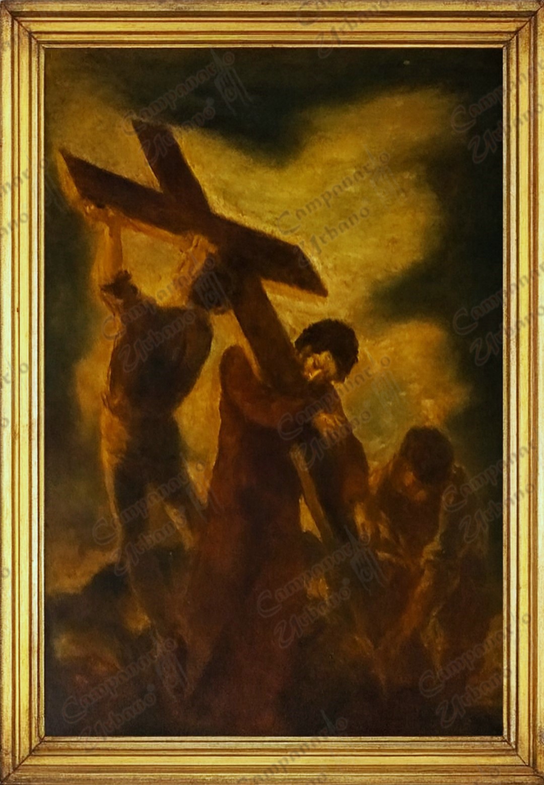 Estación III: Jesús cae por primera vez.