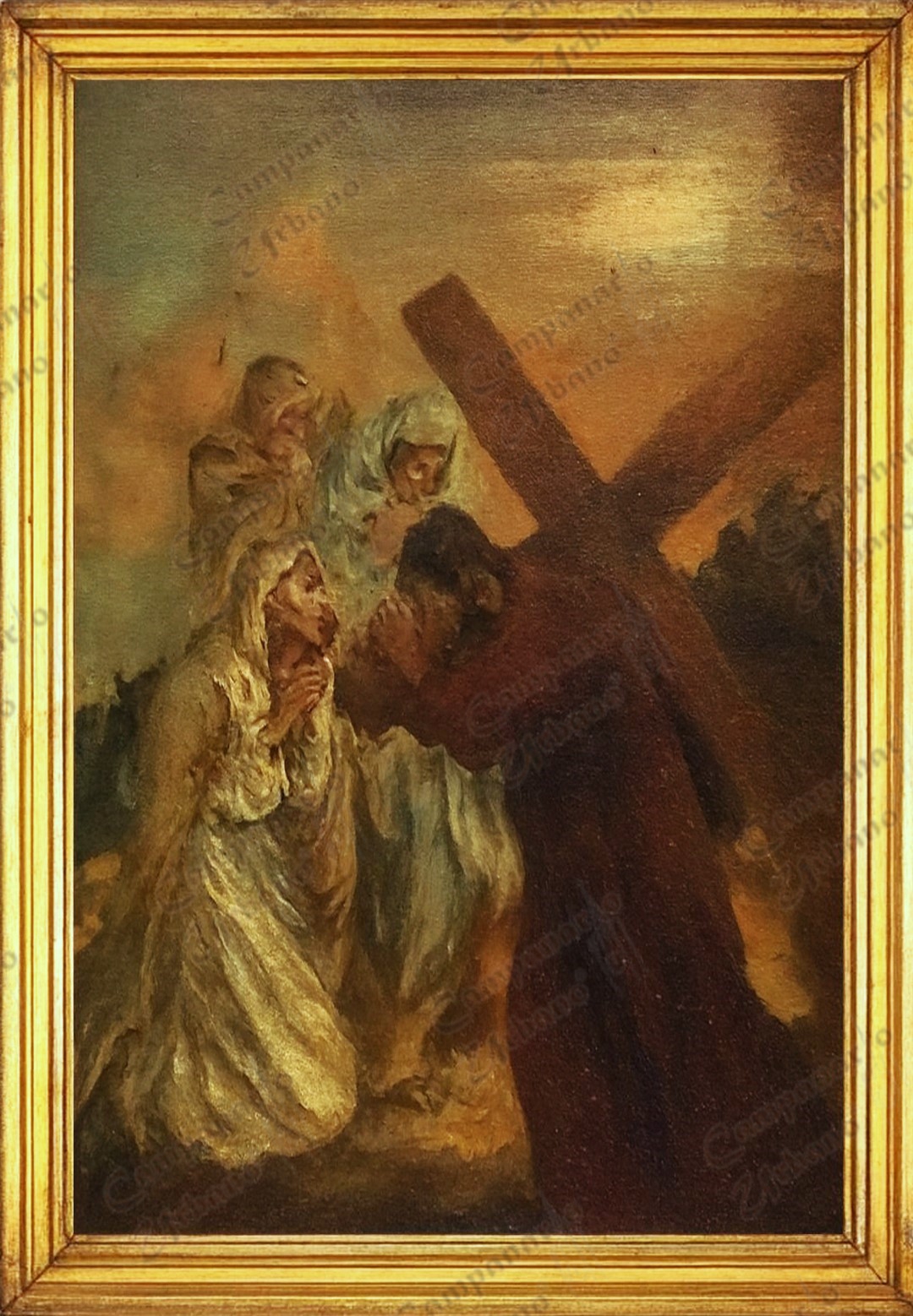 Estación VIII: Jesús consuela a las mujeres de Jerusalén.