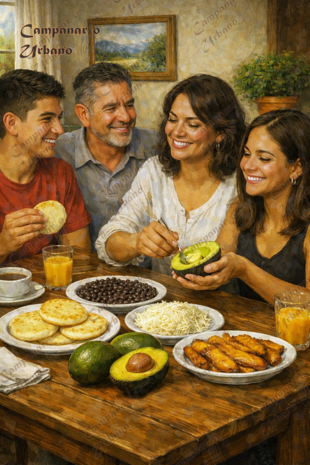 El Aguacate Guarenero. Composición IA.