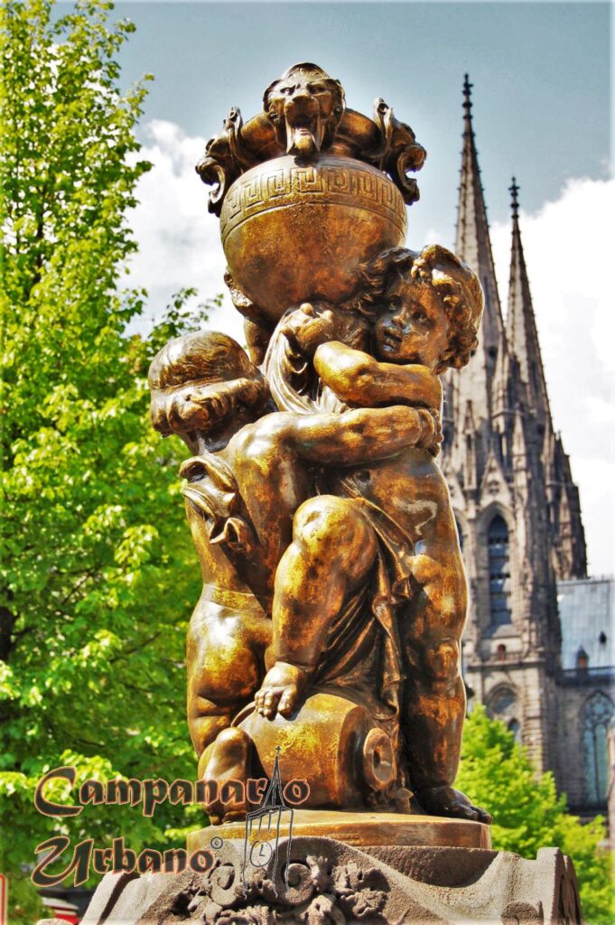 Fontaine Saint Genes en Clermont‑Ferrand, Francia.