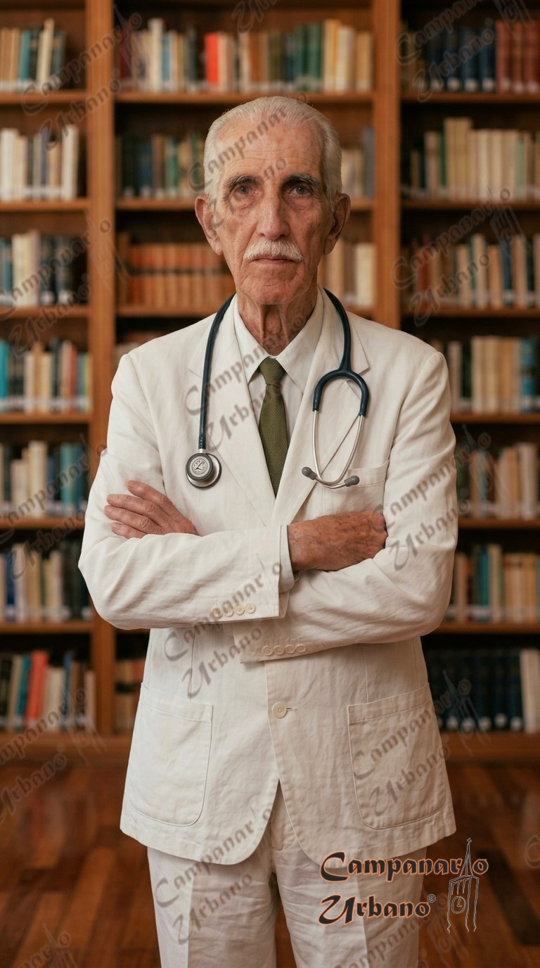 Doctor Francisco Rafael García (20/04/1865 - 05/04/1954). Médico de Guarenas. Composición IA.